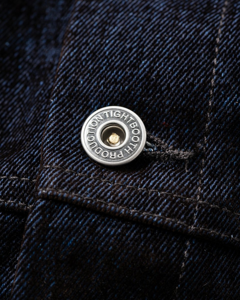 画像5: TIGHTBOOTH/FLOCKY DENIM JAKCET（Navy）［フロッキーデニムJKT-26秋冬］ (5)