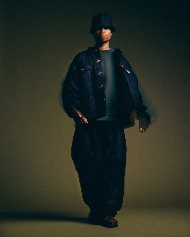画像3: TIGHTBOOTH/FLOCKY DENIM JAKCET（Navy）［フロッキーデニムJKT-26秋冬］