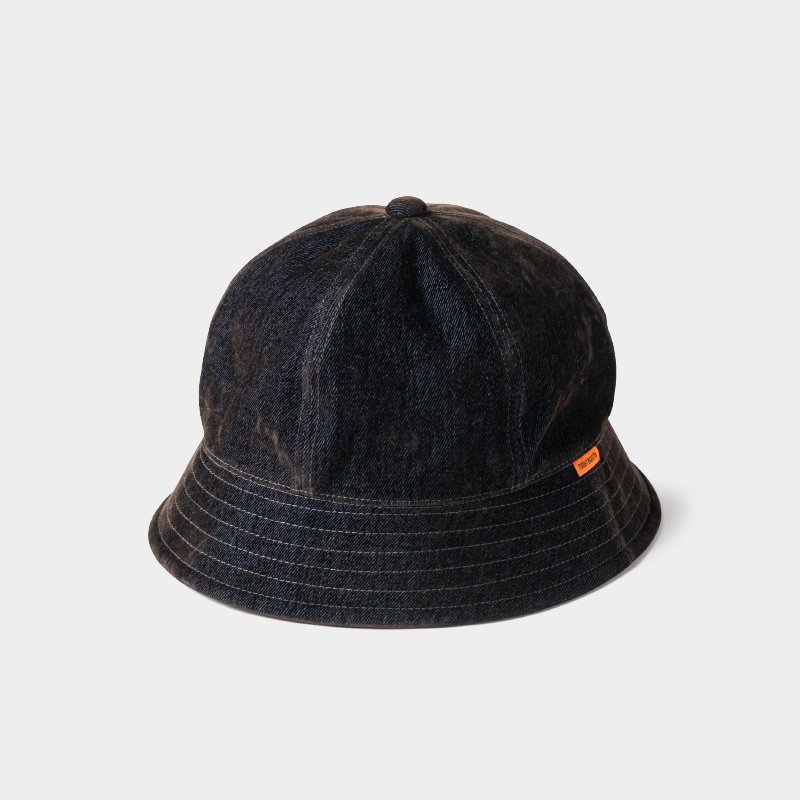 画像1: TIGHTBOOTH/FLOCKY DENIM HAT（Navy）［フロッキーデニムハット-26秋冬］
