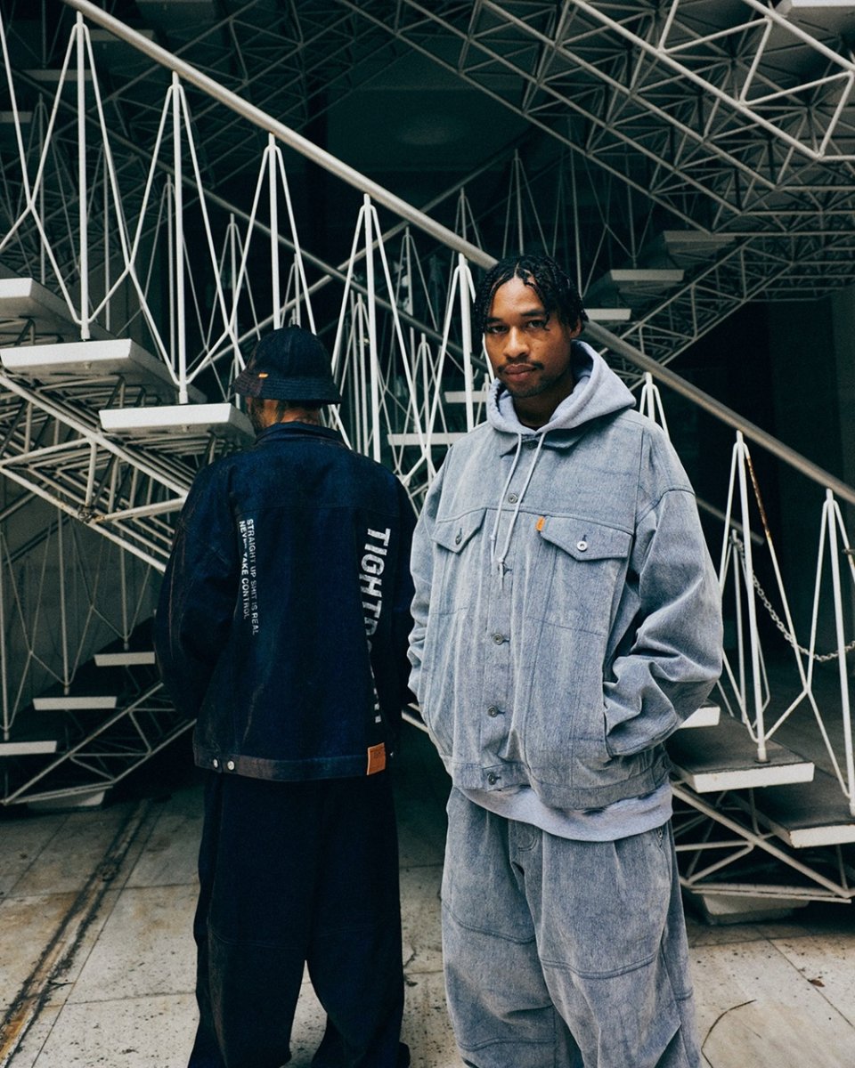 画像16: TIGHTBOOTH/FLOCKY DENIM JAKCET（Navy）［フロッキーデニムJKT-26秋冬］ (16)