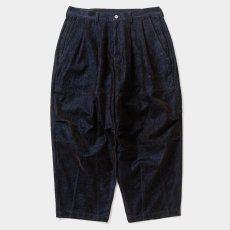 画像1: TIGHTBOOTH/FLOCKY DENIM BALLOON PANTS（Navy）［フロッキーデニムバルーンパンツ-26秋冬］ (1)