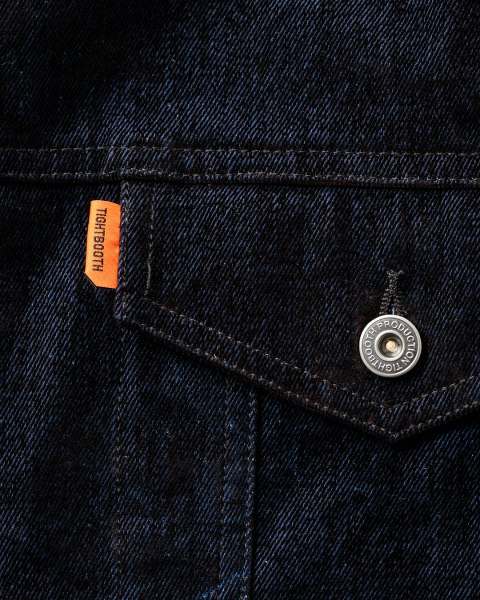 画像7: TIGHTBOOTH/FLOCKY DENIM JAKCET（Navy）［フロッキーデニムJKT-26秋冬］ (7)