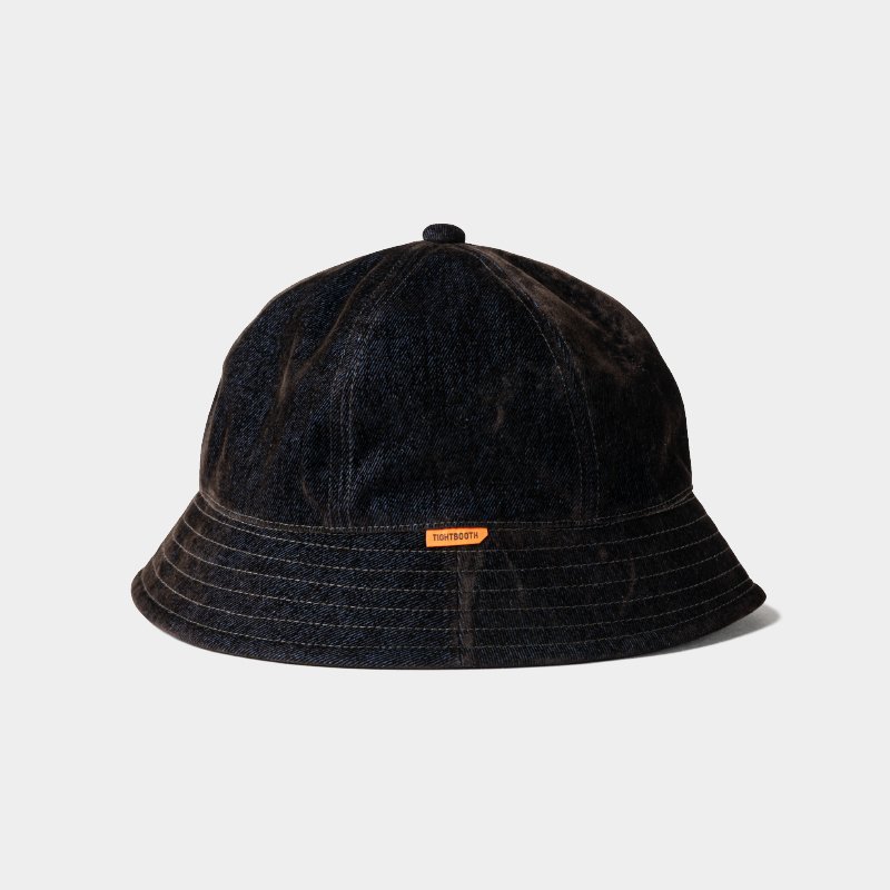 画像2: TIGHTBOOTH/FLOCKY DENIM HAT（Navy）［フロッキーデニムハット-26秋冬］