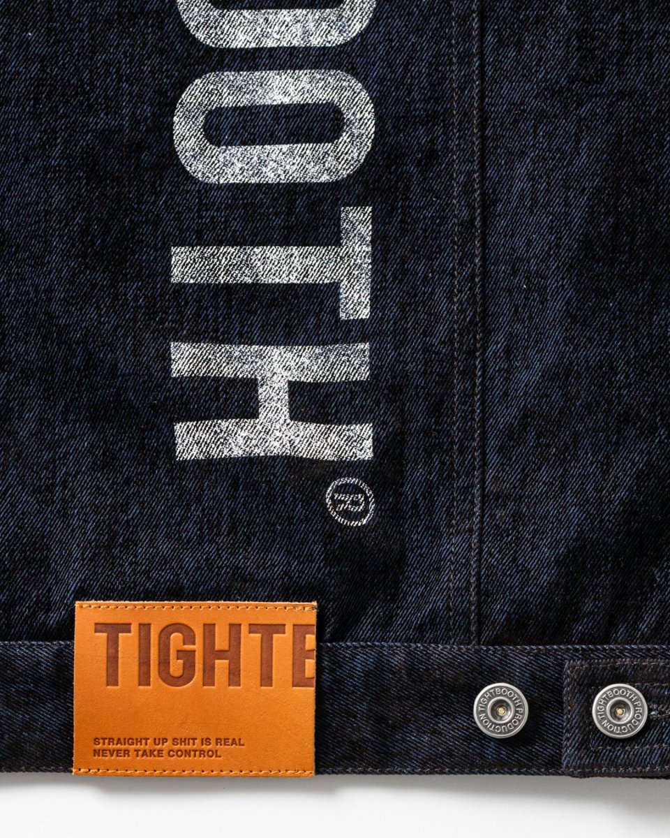 画像12: TIGHTBOOTH/FLOCKY DENIM JAKCET（Navy）［フロッキーデニムJKT-26秋冬］ (12)