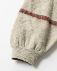 画像5: TIGHTBOOTH/BORDER KNIT SWEATER（Gray）［ボーダーニットセーター-26秋冬］ (5)