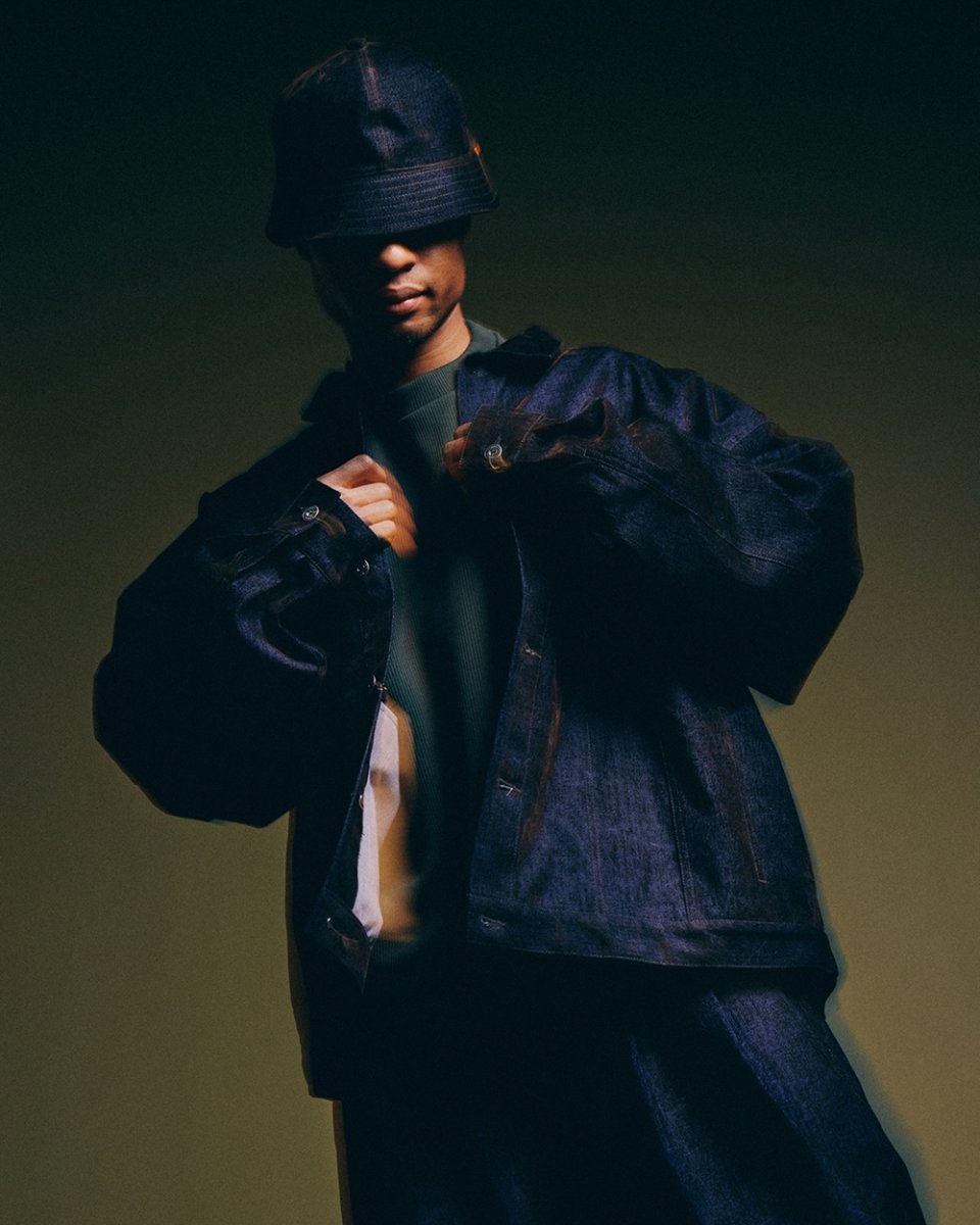 画像15: TIGHTBOOTH/FLOCKY DENIM JAKCET（Navy）［フロッキーデニムJKT-26秋冬］ (15)