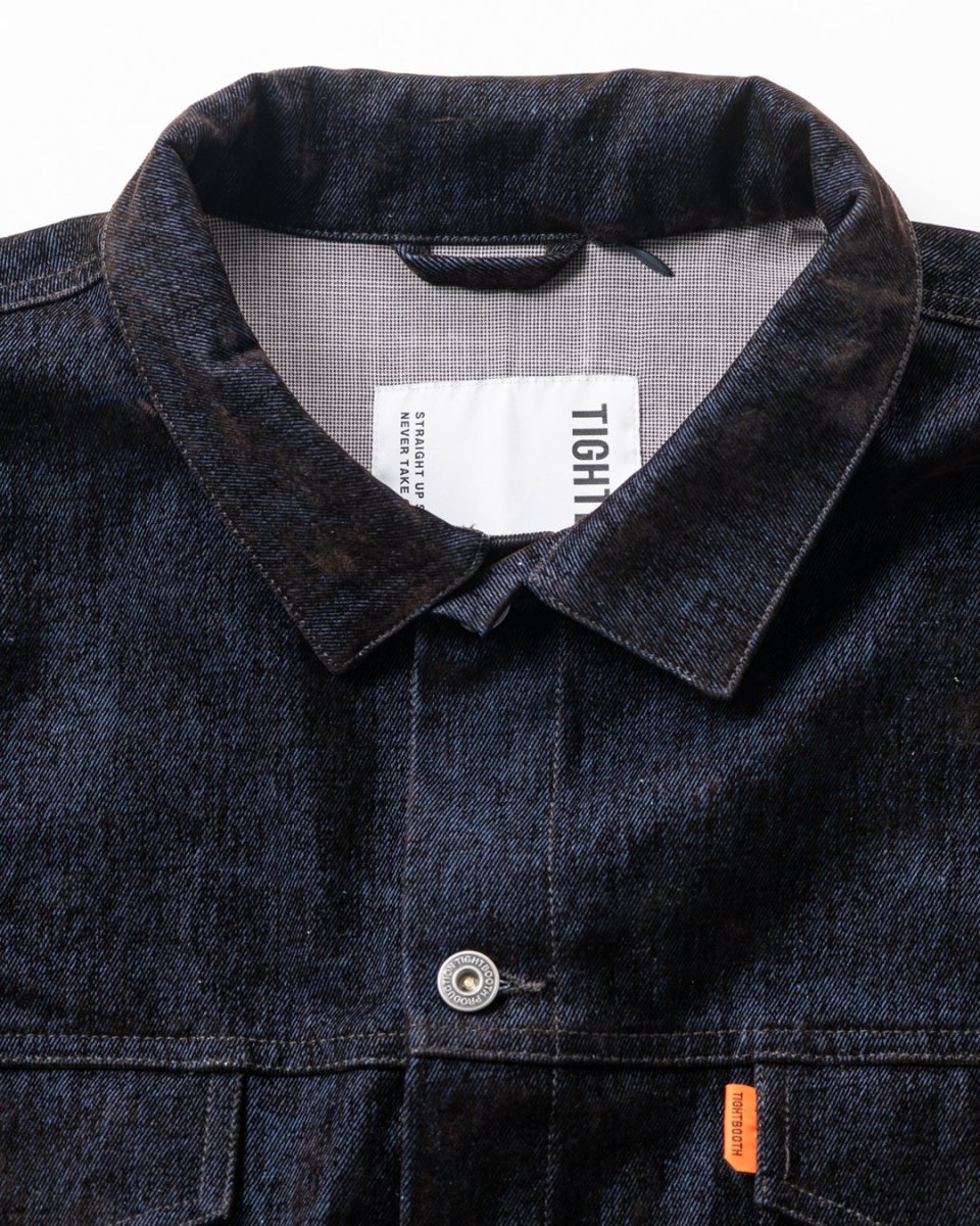 画像3: TIGHTBOOTH/FLOCKY DENIM JAKCET（Navy）［フロッキーデニムJKT-26秋冬］ (3)