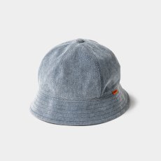 画像1: TIGHTBOOTH/FLOCKY DENIM HAT（Blue）［フロッキーデニムハット-26秋冬］ (1)