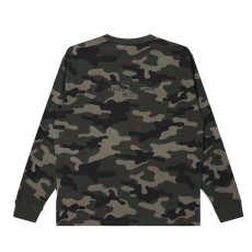画像2: BlackEyePatch/HWC LABEL WASHED CAMO HEAVYWEIGHT L/S TEE（WOODLAND CAMO） (2)
