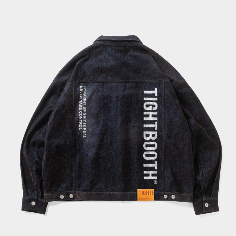 画像2: TIGHTBOOTH/FLOCKY DENIM JAKCET（Navy）［フロッキーデニムJKT-26秋冬］