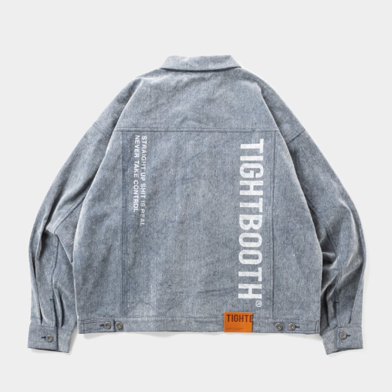 画像2: TIGHTBOOTH/FLOCKY DENIM JAKCET（Blue）［フロッキーデニムJKT-26秋冬］