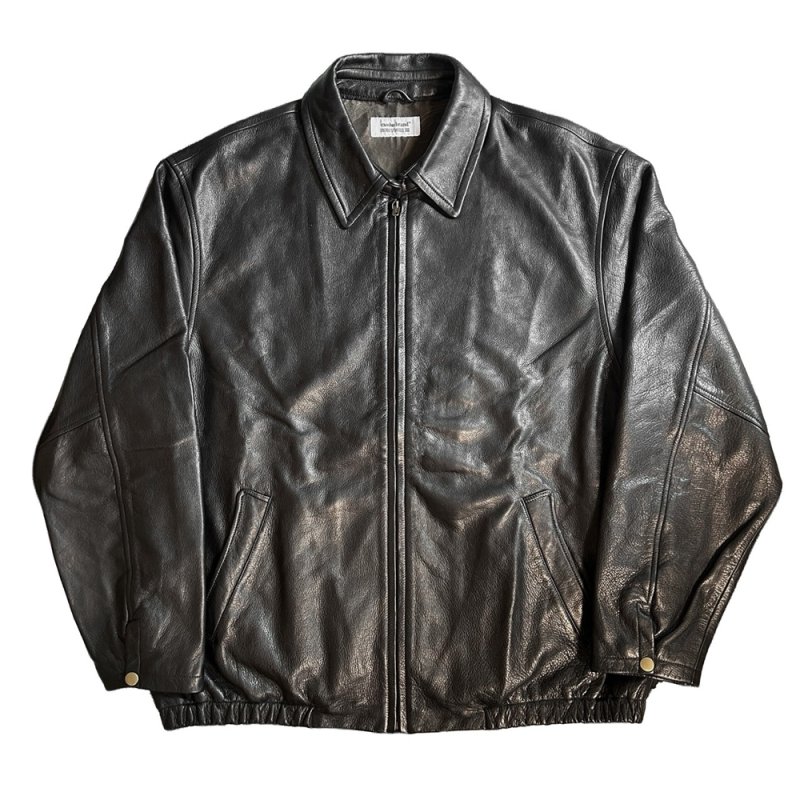 画像1: exodus brand/HORIYOSHI III KIRIN/DRAGON LEATHER SWING TOP（BLACK）［麒麟/ドラゴンレザースウィングトップ-26秋冬］