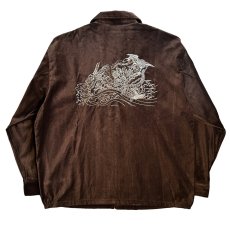 画像2: exodus brand/HORIYOSHI III TAKARABUNE SOUVENIR JACKET（BROWN）［宝船スーベニアJKT-26秋冬］ (2)