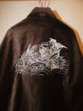 画像5: exodus brand/HORIYOSHI III TAKARABUNE SOUVENIR JACKET（BROWN）［宝船スーベニアJKT-26秋冬］ (5)