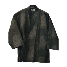 画像1: exodus brand/HORIYOSHI III KIRIN/DRAGON JACQUARD SAMUE（BROWN）［麒麟/ドラゴンジャガード作務衣-26秋冬］ (1)