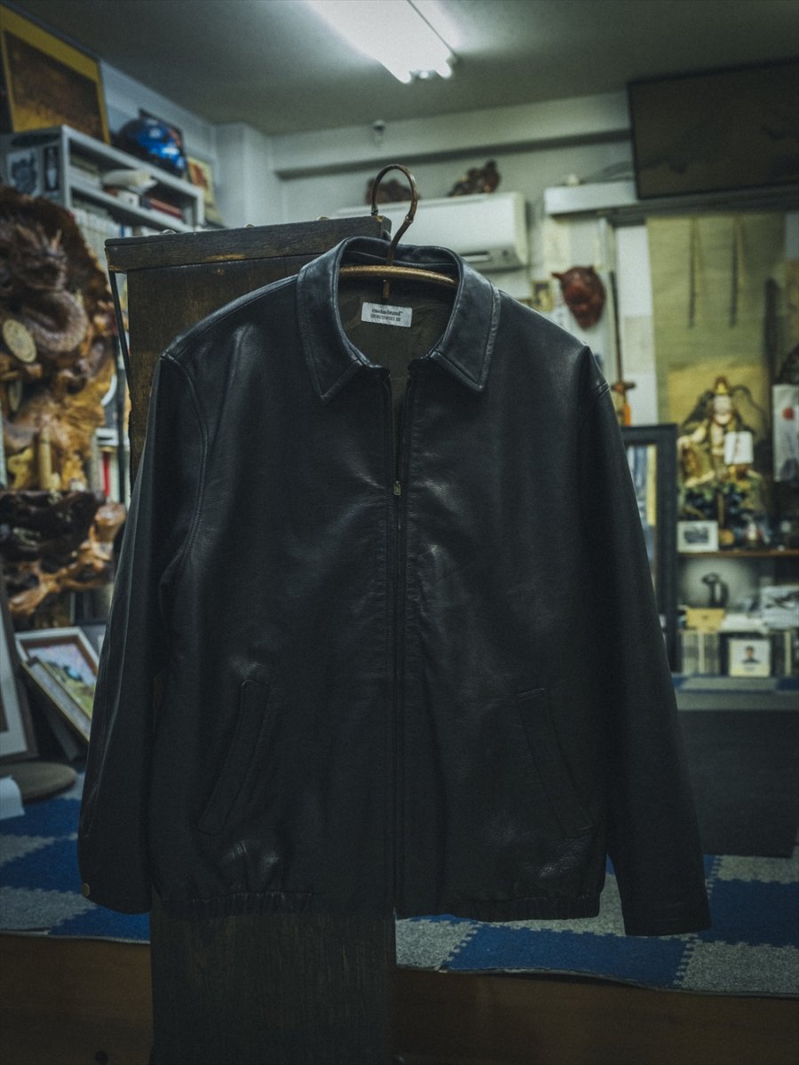 画像7: exodus brand/HORIYOSHI III KIRIN/DRAGON LEATHER SWING TOP（BLACK）［麒麟/ドラゴンレザースウィングトップ-26秋冬］ (7)