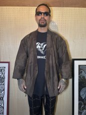 画像5: exodus brand/HORIYOSHI III KIRIN/DRAGON JACQUARD SAMUE（BROWN）［麒麟/ドラゴンジャガード作務衣-26秋冬］ (5)