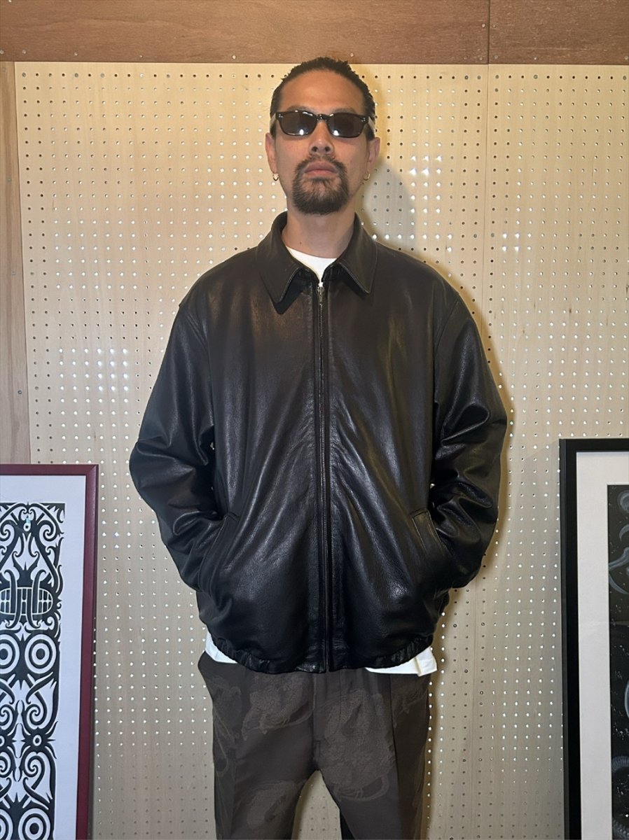 画像5: exodus brand/HORIYOSHI III KIRIN/DRAGON LEATHER SWING TOP（BLACK）［麒麟/ドラゴンレザースウィングトップ-26秋冬］ (5)