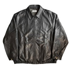 画像1: exodus brand/HORIYOSHI III KIRIN/DRAGON LEATHER SWING TOP（BLACK）［麒麟/ドラゴンレザースウィングトップ-26秋冬］ (1)