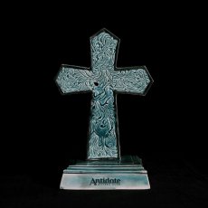 画像1: ANTIDOTE BUYERS CLUB/Ornament Cross Incense Chamber（Blue Emerald） (1)