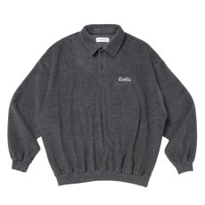 画像1: COOTIE PRODUCTIONS/T/C Heavy Pile Polo Pullover（Heather Gray）［ヘビーパイルポロプルオーバー-26秋冬］ (1)