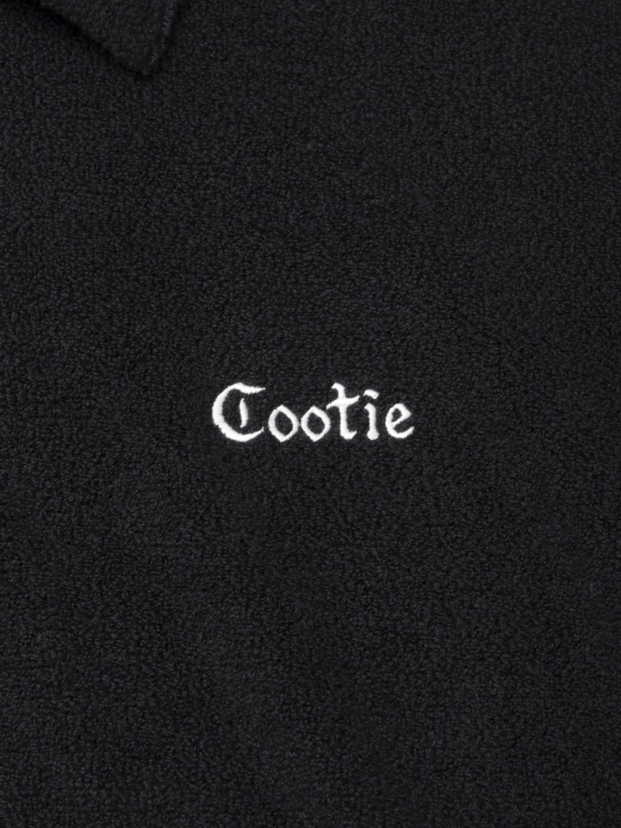 画像4: COOTIE PRODUCTIONS/T/C Heavy Pile Polo Pullover（Black）［ヘビーパイルポロプルオーバー-26秋冬］ (4)
