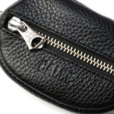 画像4: CALEE/STUDS LEATHER ZIP COIN CASE（BLACK）［スタッズレザージップコインケース-26秋冬］ (4)