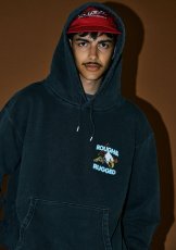 画像4: ROUGH AND RUGGED/DESIGN HOODIE-PIGMENT（BLACK）［プルオーバーパーカー-26秋冬］ (4)