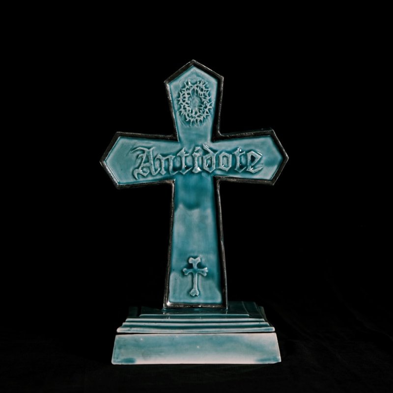 画像2: ANTIDOTE BUYERS CLUB/Ornament Cross Incense Chamber（Blue Emerald）