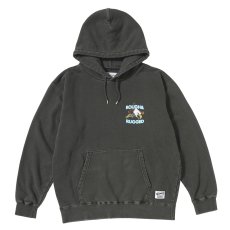 画像2: ROUGH AND RUGGED/DESIGN HOODIE-PIGMENT（BLACK）［プルオーバーパーカー-26秋冬］ (2)