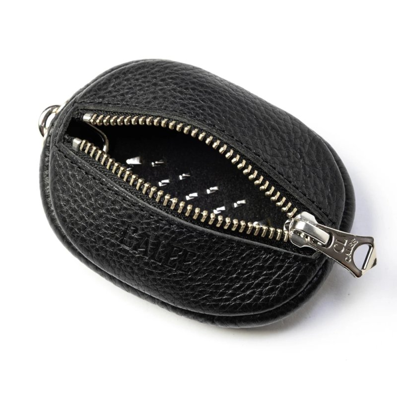 画像2: CALEE/STUDS LEATHER ZIP COIN CASE（BLACK）［スタッズレザージップコインケース-26秋冬］