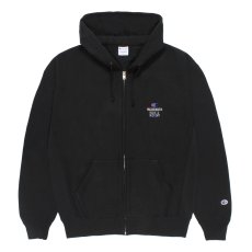 画像1: WACKO MARIA/Champion / REVERSE WEAVE ZIP UP HOODED SWEAT SHIRT（BLACK）［リバースウィーブジップアップパーカー-26秋冬］ (1)