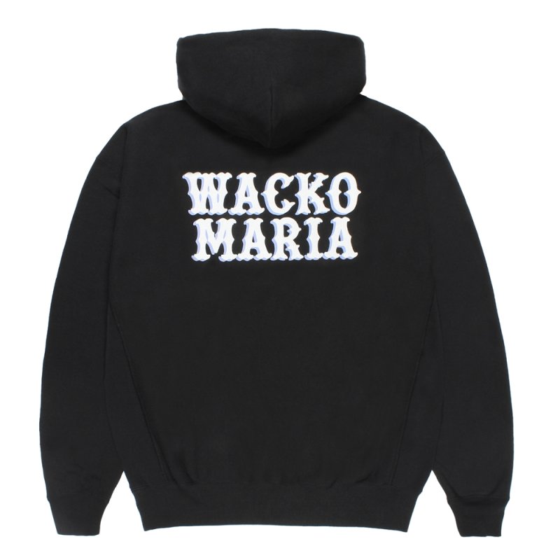 画像2: WACKO MARIA/Champion / REVERSE WEAVE ZIP UP HOODED SWEAT SHIRT（BLACK）［リバースウィーブジップアップパーカー-26秋冬］
