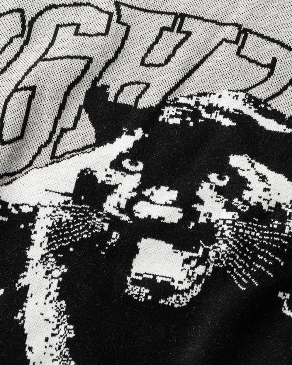 画像5: TIGHTBOOTH/PANTHER KNIT SWEATER（Ash）［パンサーニットセーター-26秋冬］ (5)