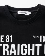 画像2: TIGHTBOOTH/VISIBLE HUMAN CREW SWEAT（Black）［ヴィジブルヒューマンクルースウェット-26秋冬］ (2)