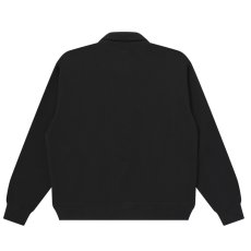 画像2: BlackEyePatch/KANJI TAPED HEAVYWEIGHT HALF ZIP SWEAT（BLACK） (2)