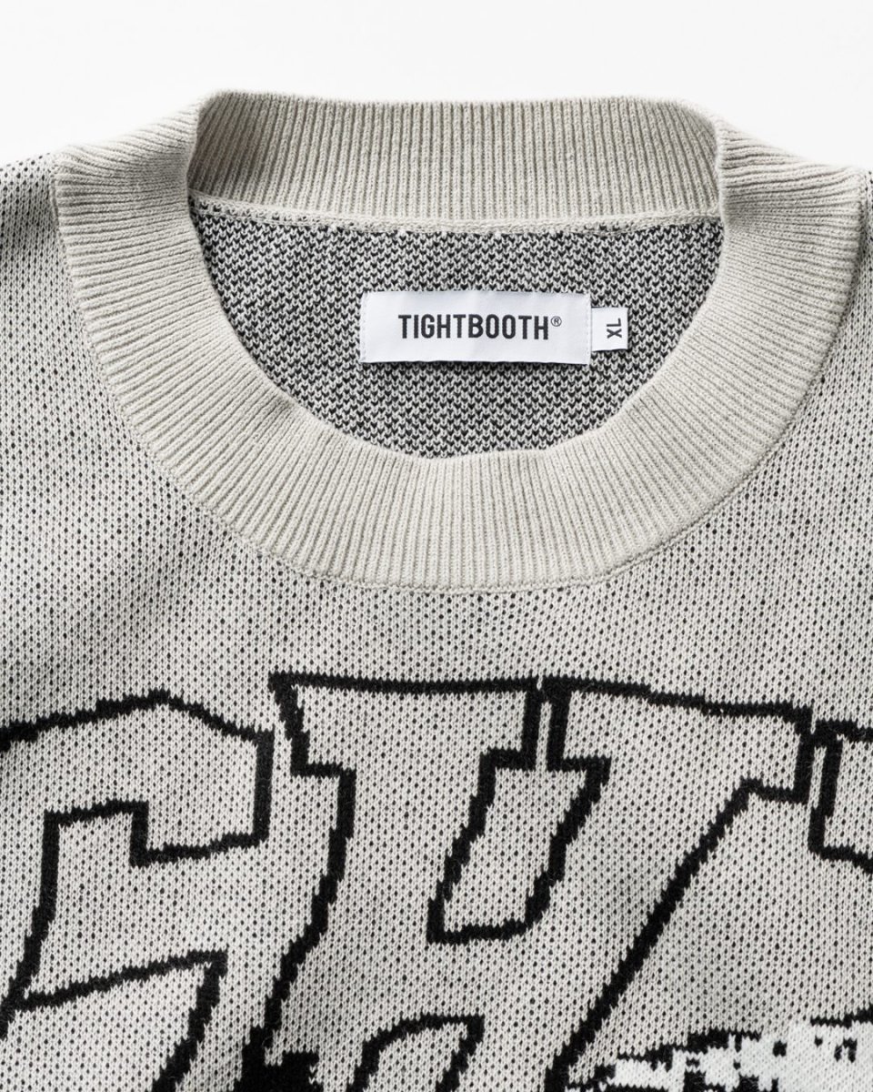 画像4: TIGHTBOOTH/PANTHER KNIT SWEATER（Ash）［パンサーニットセーター-26秋冬］ (4)