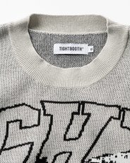 画像4: TIGHTBOOTH/PANTHER KNIT SWEATER（Ash）［パンサーニットセーター-26秋冬］ (4)