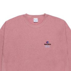 画像3: WACKO MARIA/Champion / REVERSE WEAVE SWEAT SHIRT（LIGHT PINK）［リバースウィーブクルーネックスウェット-26秋冬］ (3)
