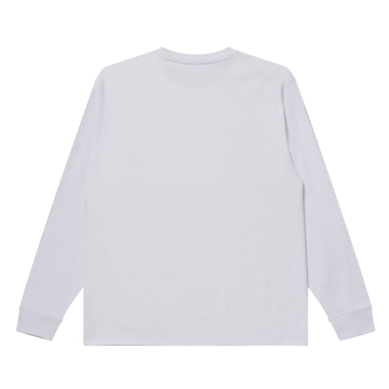 画像2: BlackEyePatch/SMALL OG LABEL HEAVYWEIGHT L/S TEE(WHITE)