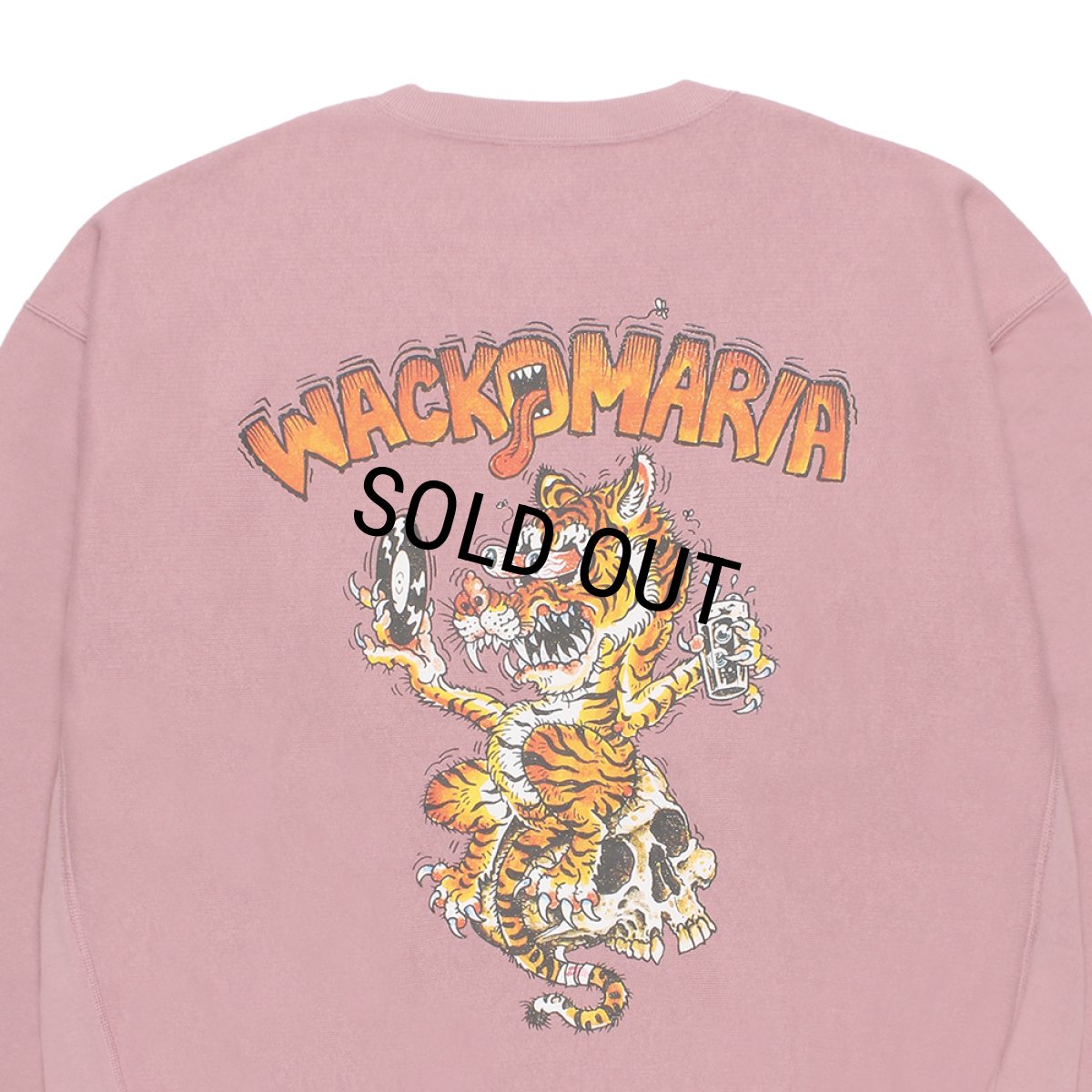画像4: WACKO MARIA/Champion / REVERSE WEAVE SWEAT SHIRT（LIGHT PINK）［リバースウィーブクルーネックスウェット-26秋冬］ (4)