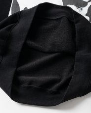 画像4: TIGHTBOOTH/VISIBLE HUMAN CREW SWEAT（Black）［ヴィジブルヒューマンクルースウェット-26秋冬］ (4)