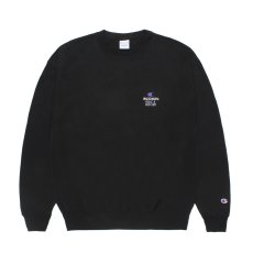画像2: WACKO MARIA/Champion / REVERSE WEAVE SWEAT SHIRT（BLACK）［リバースウィーブクルーネックスウェット-26秋冬］ (2)