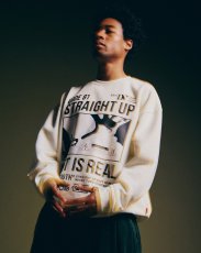 画像6: TIGHTBOOTH/VISIBLE HUMAN CREW SWEAT（Black）［ヴィジブルヒューマンクルースウェット-26秋冬］ (6)