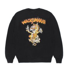 画像1: WACKO MARIA/Champion / REVERSE WEAVE SWEAT SHIRT（BLACK）［リバースウィーブクルーネックスウェット-26秋冬］ (1)