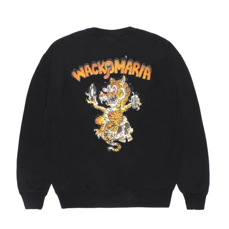 画像2: WACKO MARIA/Champion / REVERSE WEAVE SWEAT SHIRT（BLACK）［リバースウィーブクルーネックスウェット-26秋冬］