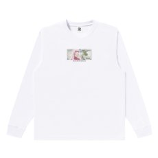 画像1: BlackEyePatch/T-REX BILL L/S TEE（WHITE） (1)