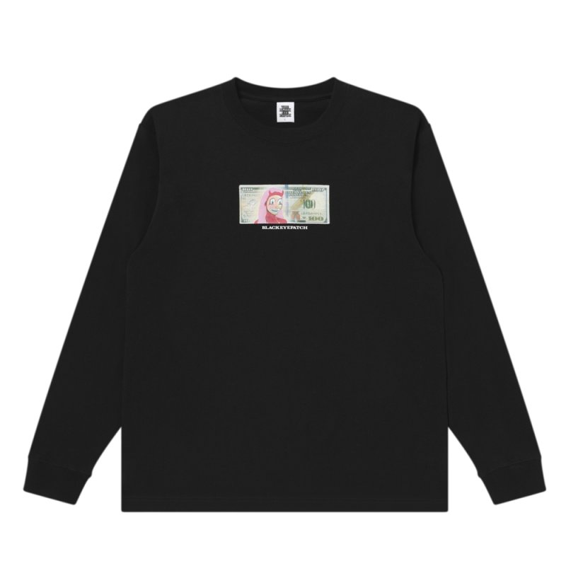 画像1: BlackEyePatch/T-REX BILL L/S TEE(BLACK)