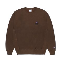 画像2: WACKO MARIA/Champion / REVERSE WEAVE SWEAT SHIRT（AMBER BROWN）［リバースウィーブクルーネックスウェット-26秋冬］ (2)