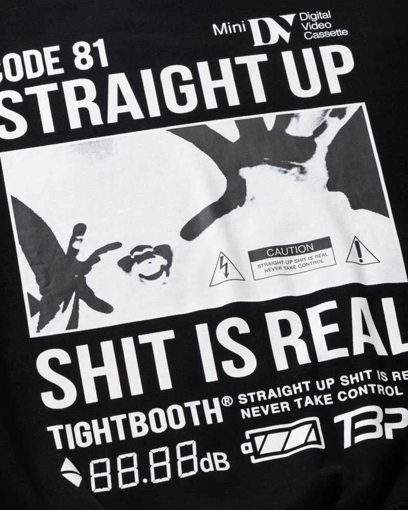 画像2: TIGHTBOOTH/VISIBLE HUMAN CREW SWEAT（Black）［ヴィジブルヒューマンクルースウェット-26秋冬］